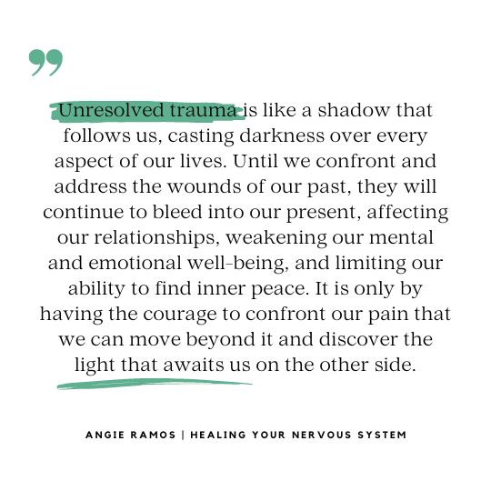 Unresolved Trauma - Angie Ramos