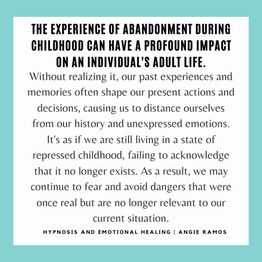 Impact of abandonment and neglect - Angie Ramos